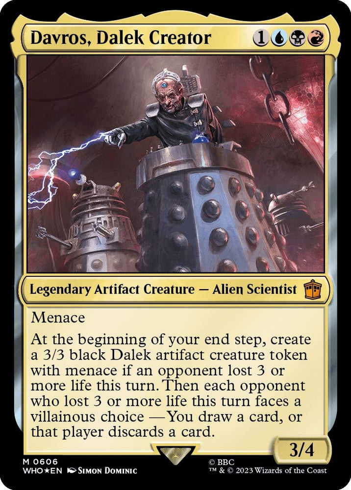 Image for Davros, Dalek Creator (Surge Foil) (606) [Universes Beyond: Doctor Who]