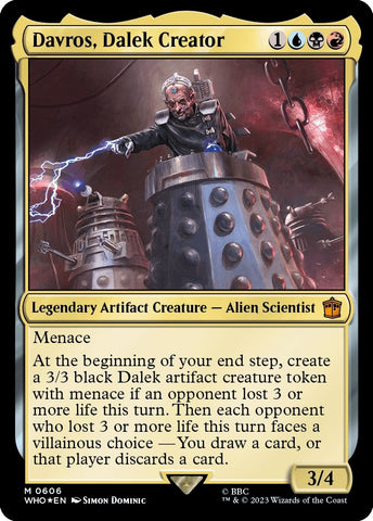Image for Davros, Dalek Creator (Surge Foil) (606) [Universes Beyond: Doctor Who]
