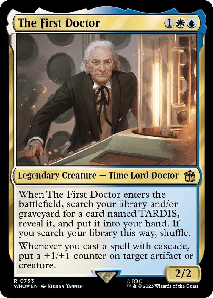 Image for The First Doctor (Surge Foil) (733) [Universes Beyond: Doctor Who]