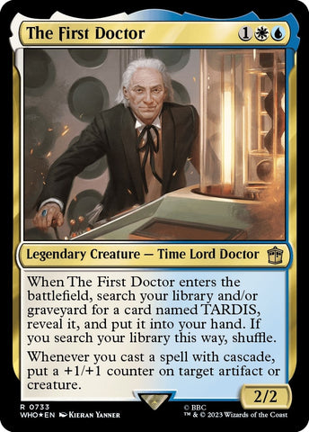 Image for The First Doctor (Surge Foil) (733) [Universes Beyond: Doctor Who]