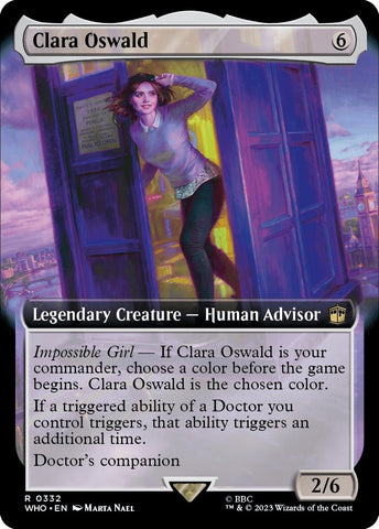 Image for Clara Oswald (Extended Art) (332) [Universes Beyond: Doctor Who]