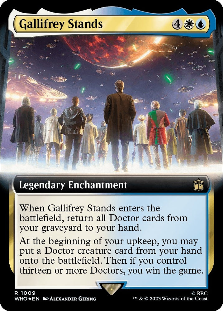 Image for Gallifrey Stands (Extended Art) (Surge Foil) (1009) [Universes Beyond: Doctor Who]