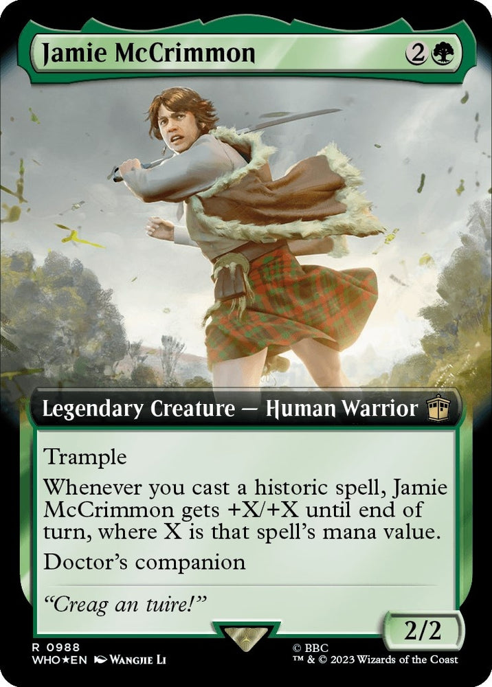 Image for Jamie McCrimmon (Extended Art) (Surge Foil) (988) [Universes Beyond: Doctor Who]
