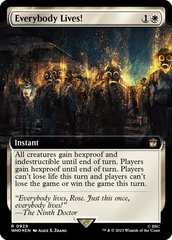 Image for Everybody Lives! (Extended Art) (Surge Foil) (929) [Universes Beyond: Doctor Who]