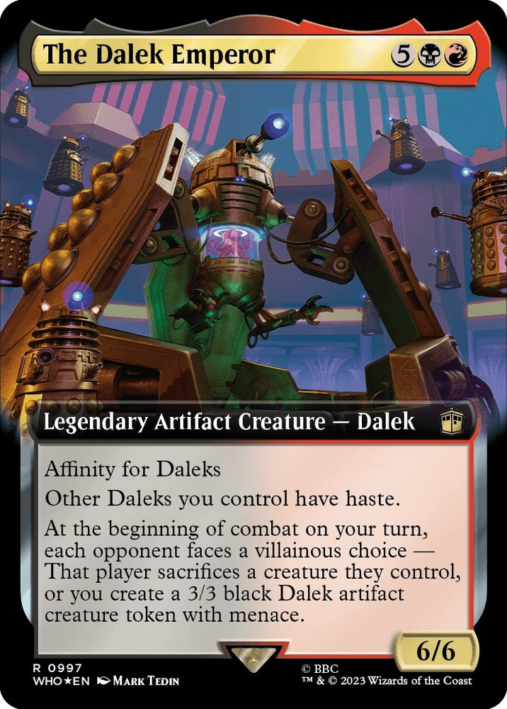 Image for The Dalek Emperor (Extended Art) (Surge Foil) (997) [Universes Beyond: Doctor Who]