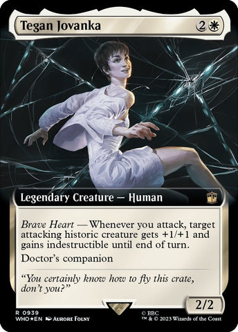 Image for Tegan Jovanka (Extended Art) (Surge Foil) (939) [Universes Beyond: Doctor Who]