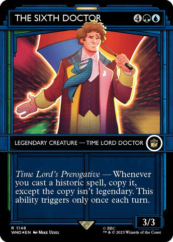 Image for The Sixth Doctor (Showcase) (Surge Foil) (1148) [Universes Beyond: Doctor Who]