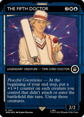 Image for The Fifth Doctor (Showcase) (Surge Foil) (1147) [Universes Beyond: Doctor Who]