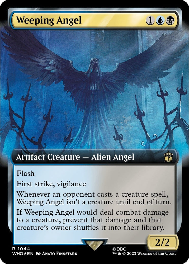 Image for Weeping Angel (Extended Art) (Surge Foil) (1044) [Universes Beyond: Doctor Who]