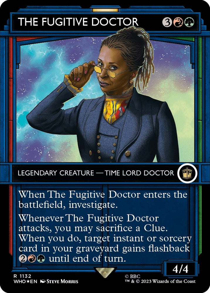 Image for The Fugitive Doctor (Showcase) (Surge Foil) (1132) [Universes Beyond: Doctor Who]