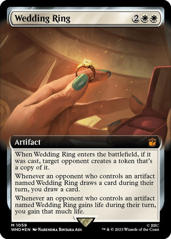 Image for Wedding Ring (Extended Art) (Surge Foil) (1059) [Universes Beyond: Doctor Who]