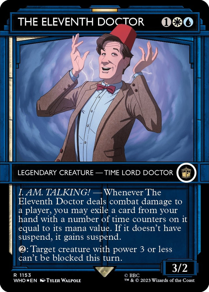 Image for The Eleventh Doctor (Showcase) (Surge Foil) (1153) [Universes Beyond: Doctor Who]