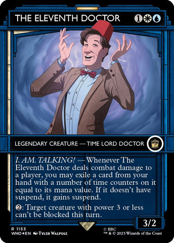 Image for The Eleventh Doctor (Showcase) (Surge Foil) (1153) [Universes Beyond: Doctor Who]