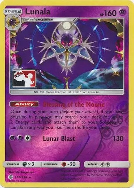 Image for Lunala (102/236) [League & Championship Cards]