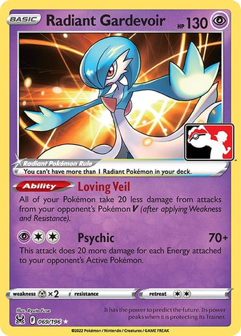 Image for Radiant Gardevoir (069/196) [Prize Pack Series Cards]