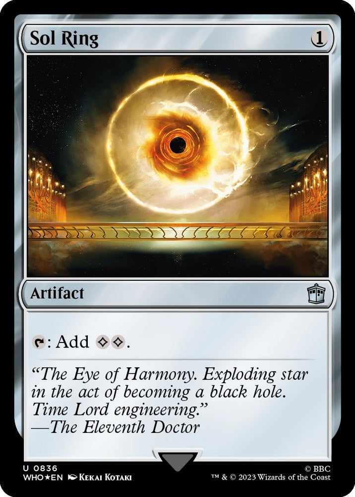 Image for Sol Ring (Surge Foil) (836) [Universes Beyond: Doctor Who]