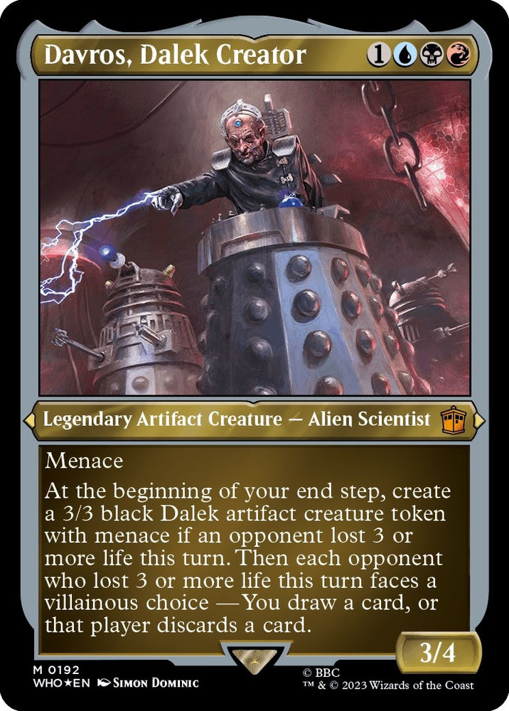 Image for Davros, Dalek Creator (Display Commander) - Thick Stock (192) [Universes Beyond: Doctor Who]
