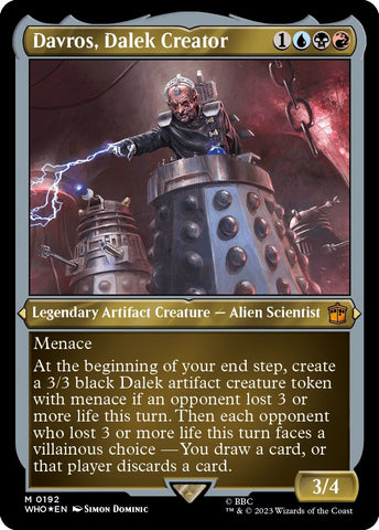 Image for Davros, Dalek Creator (Display Commander) - Thick Stock (192) [Universes Beyond: Doctor Who]
