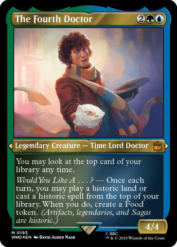 Image for The Fourth Doctor (Display Commander) - Thick Stock (193) [Universes Beyond: Doctor Who]