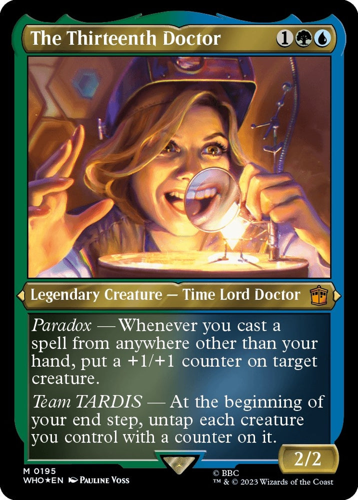 Image for The Thirteenth Doctor (Display Commander) - Thick Stock (195) [Universes Beyond: Doctor Who]