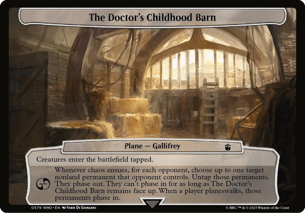 Image for The Doctor's Childhood Barn (579) [Planechase: Universes Beyond: Doctor Who]