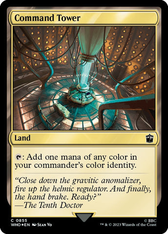 Image for Command Tower (0855) (Surge Foil) (855) [Universes Beyond: Doctor Who]