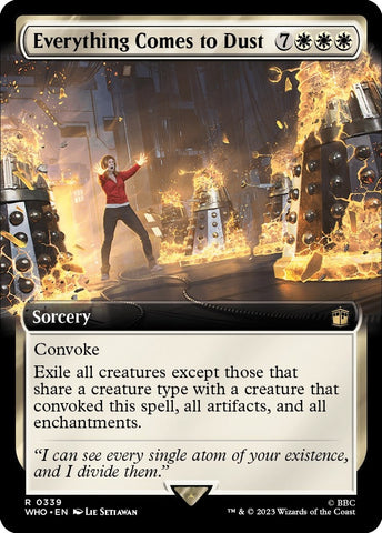 Image for Everything Comes to Dust (Extended Art) (339) [Universes Beyond: Doctor Who]