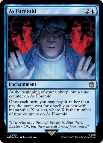 Image for As Foretold (Surge Foil) (805) [Universes Beyond: Doctor Who]