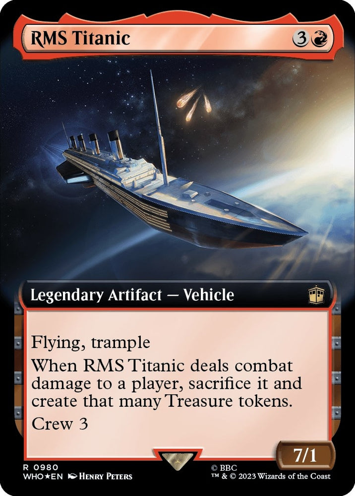 Image for RMS Titanic (Extended Art) (Surge Foil) (980) [Universes Beyond: Doctor Who]