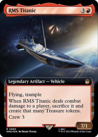 Image for RMS Titanic (Extended Art) (Surge Foil) (980) [Universes Beyond: Doctor Who]