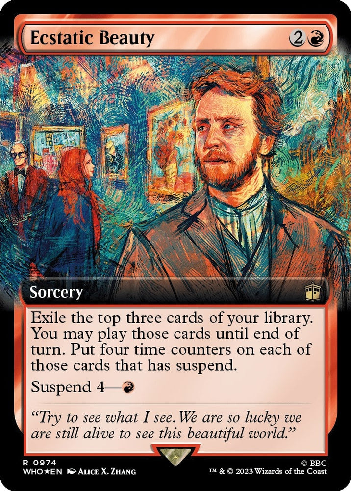 Image for Ecstatic Beauty (Extended Art) (Surge Foil) (974) [Universes Beyond: Doctor Who]
