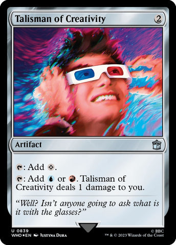 Image for Talisman of Creativity (Surge Foil) (839) [Universes Beyond: Doctor Who]