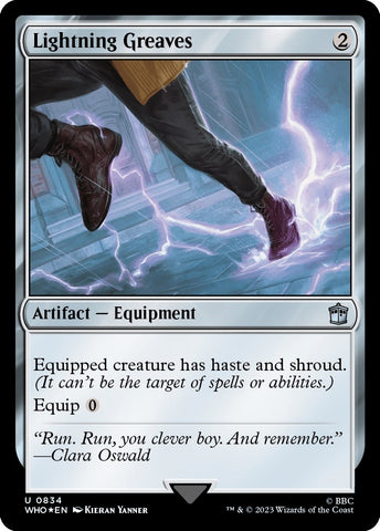 Image for Lightning Greaves (Surge Foil) (834) [Universes Beyond: Doctor Who]