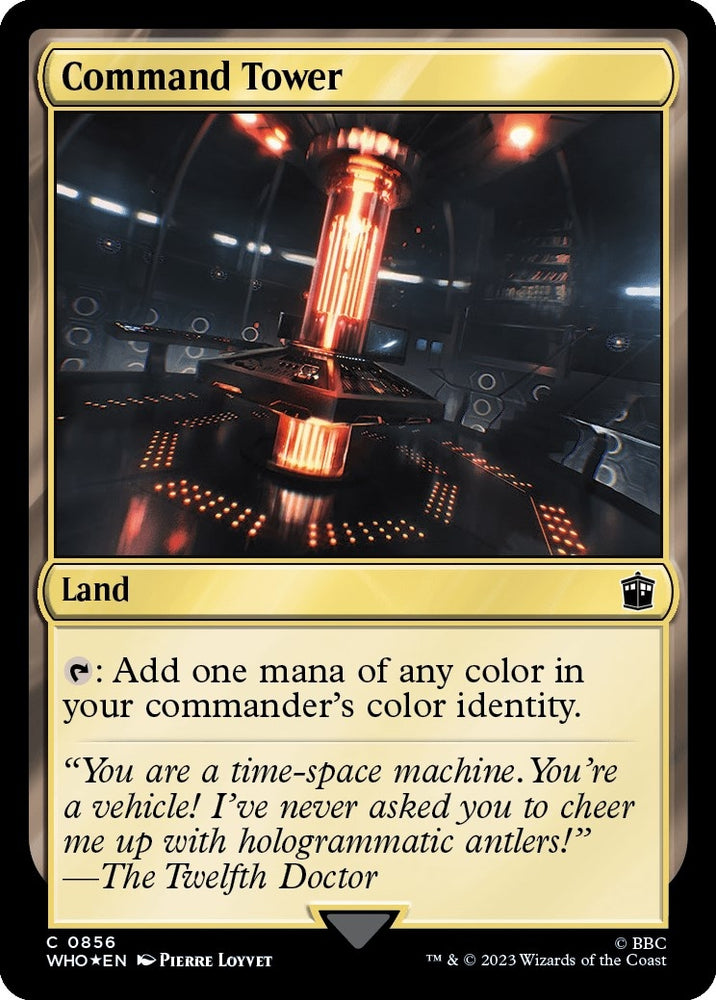 Image for Command Tower (0856) (Surge Foil) (856) [Universes Beyond: Doctor Who]
