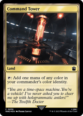 Image for Command Tower (0856) (Surge Foil) (856) [Universes Beyond: Doctor Who]