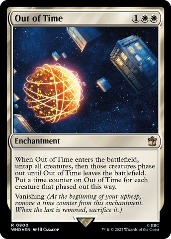 Image for Out of Time (Surge Foil) (800) [Universes Beyond: Doctor Who]