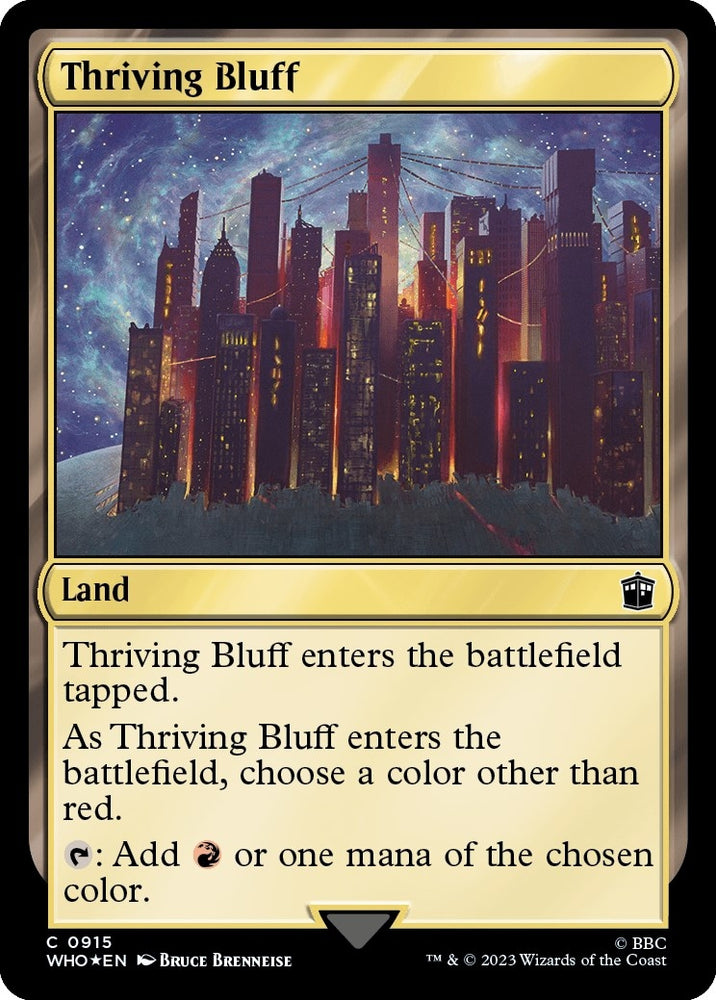 Image for Thriving Bluff (Surge Foil) (915) [Universes Beyond: Doctor Who]