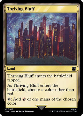 Image for Thriving Bluff (Surge Foil) (915) [Universes Beyond: Doctor Who]