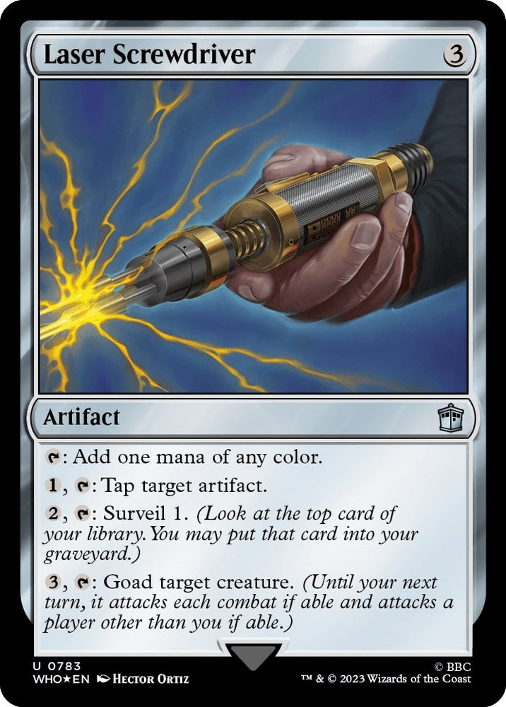 Image for Laser Screwdriver (Surge Foil) (783) [Universes Beyond: Doctor Who]