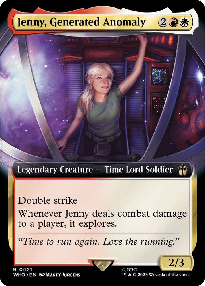 Image for Jenny, Generated Anomaly (Extended Art) (421) [Universes Beyond: Doctor Who]