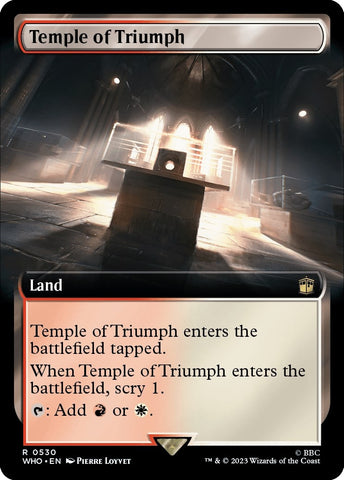 Image for Temple of Triumph (Extended Art) (530) [Universes Beyond: Doctor Who]