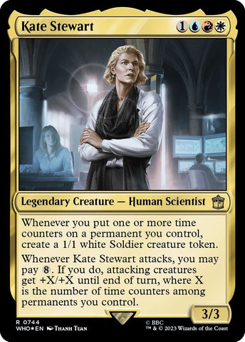 Image for Kate Stewart (Surge Foil) (744) [Universes Beyond: Doctor Who]