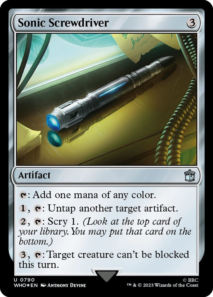 Image for Sonic Screwdriver (0790) (Surge Foil) (790) [Universes Beyond: Doctor Who]