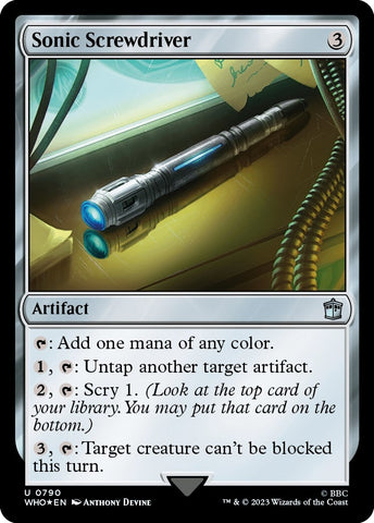 Image for Sonic Screwdriver (0790) (Surge Foil) (790) [Universes Beyond: Doctor Who]