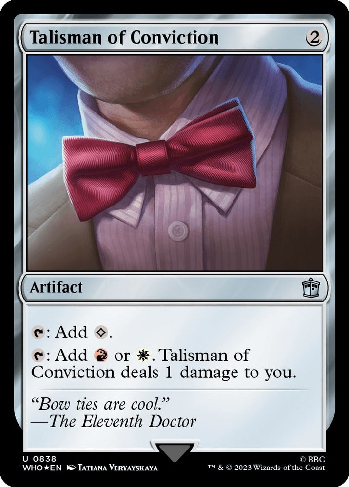 Image for Talisman of Conviction (Surge Foil) (838) [Universes Beyond: Doctor Who]