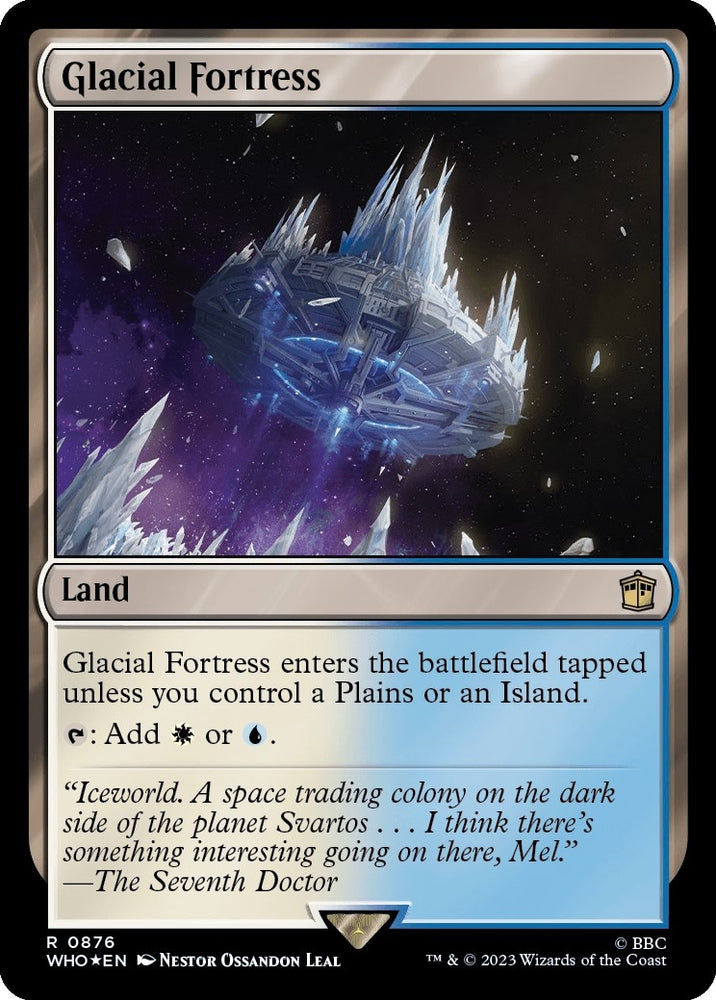 Image for Glacial Fortress (Surge Foil) (876) [Universes Beyond: Doctor Who]