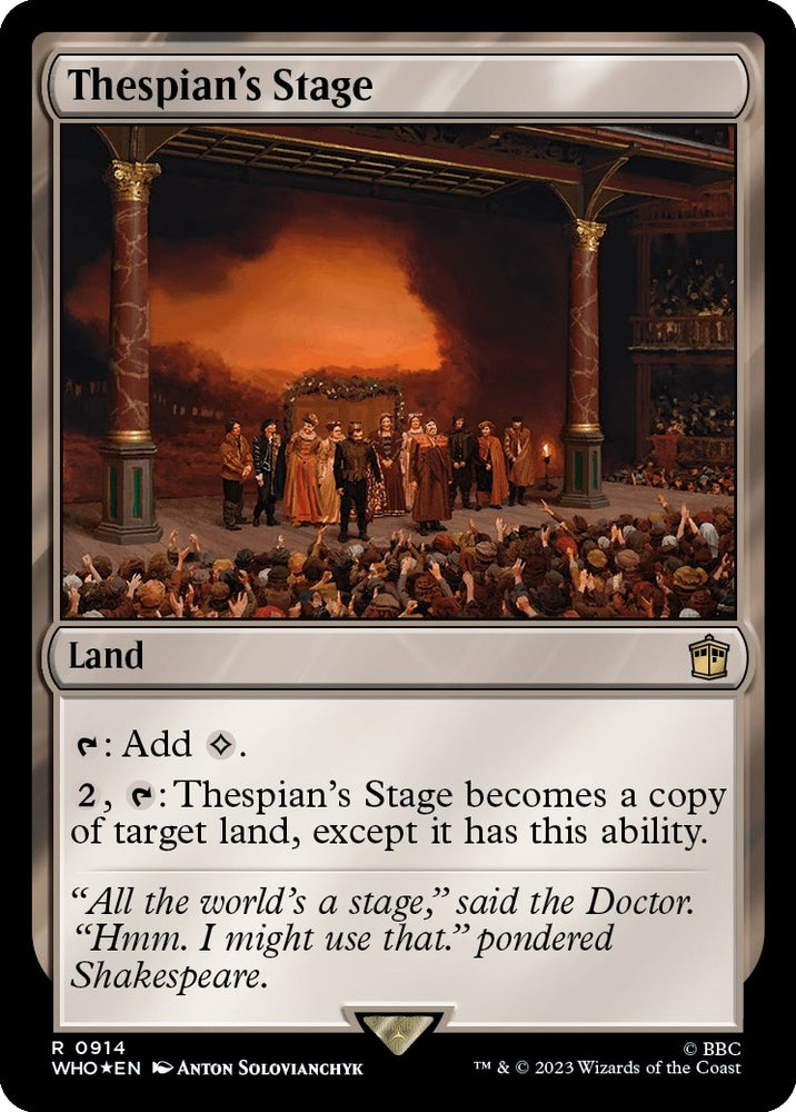 Image for Thespian's Stage (Surge Foil) (914) [Universes Beyond: Doctor Who]