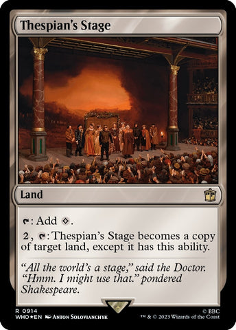 Image for Thespian's Stage (Surge Foil) (914) [Universes Beyond: Doctor Who]