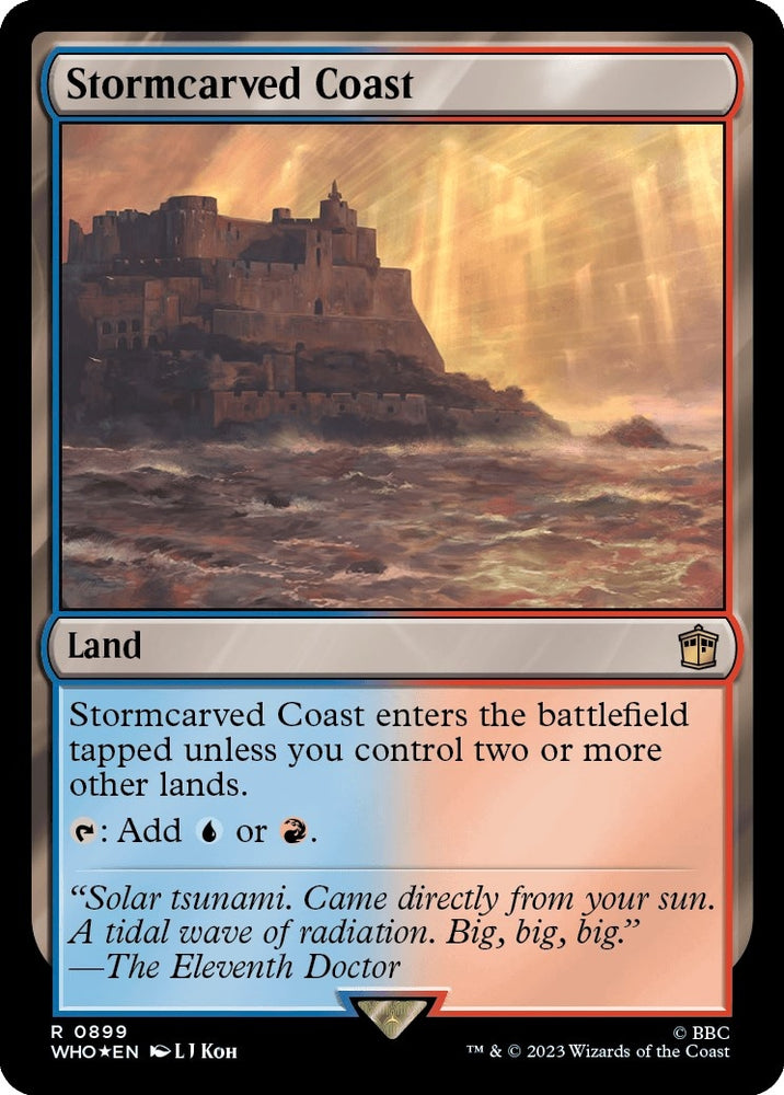 Image for Stormcarved Coast (Surge Foil) (899) [Universes Beyond: Doctor Who]