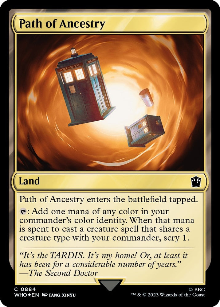 Image for Path of Ancestry (Surge Foil) (884) [Universes Beyond: Doctor Who]